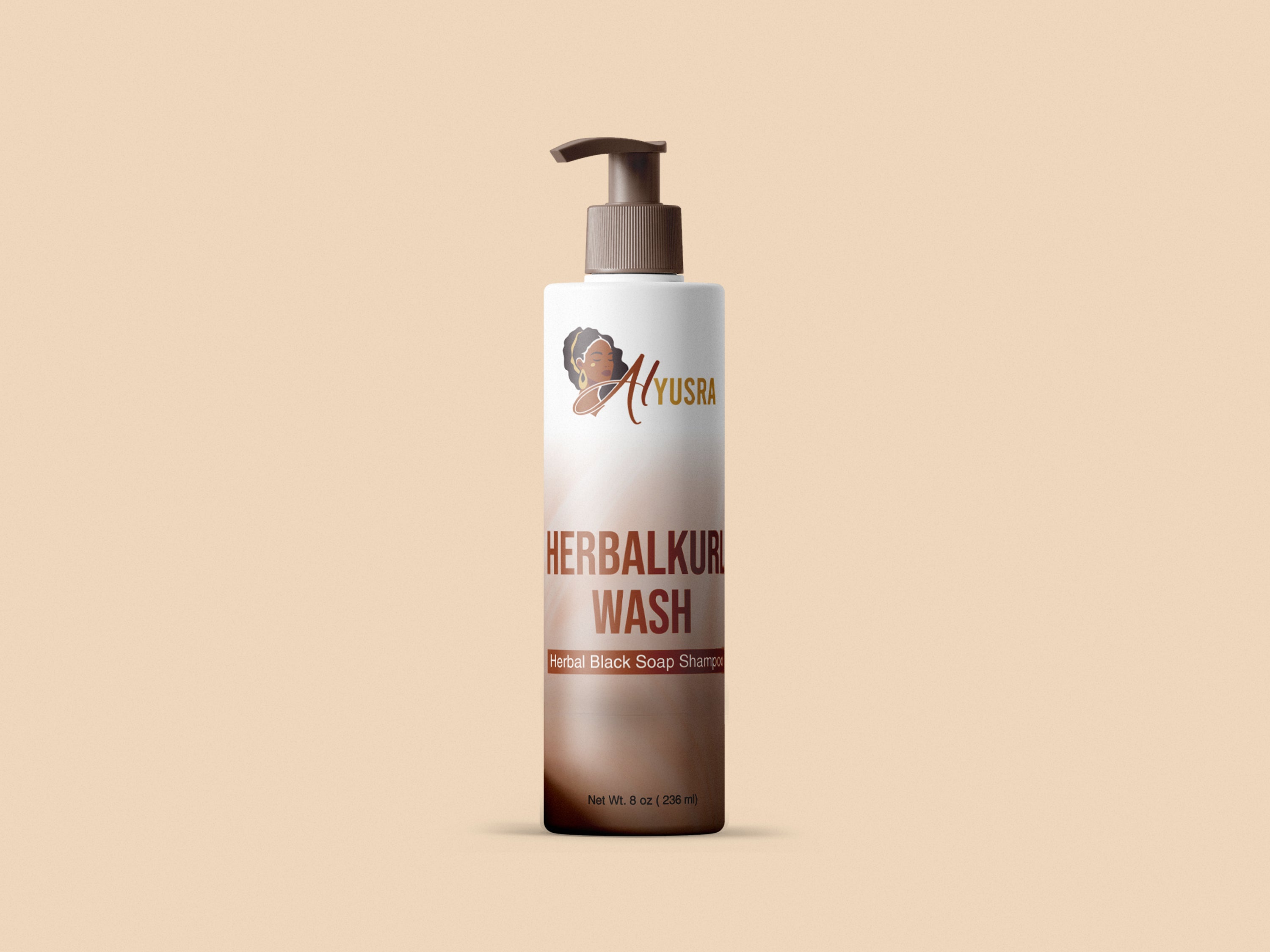HERBALKURL WASH  Black Soap Shampoo