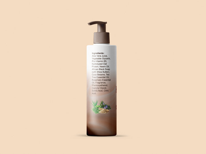 HERBALKURL WASH  Black Soap Shampoo